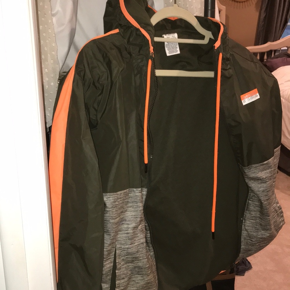 PINK Olive Rain Jacket